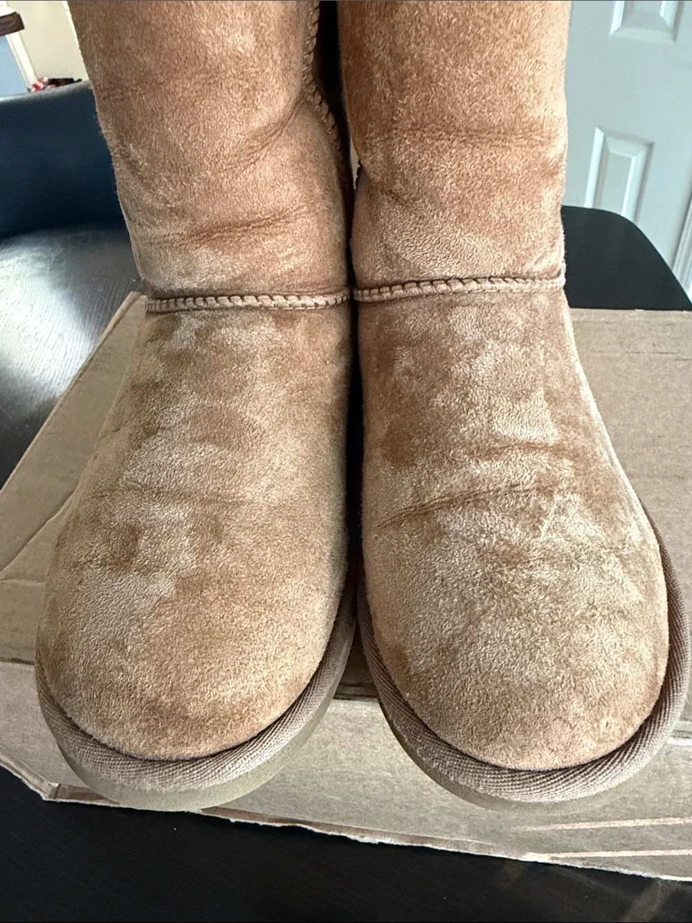 UGG Classic Short II Boots In The Chestnut color